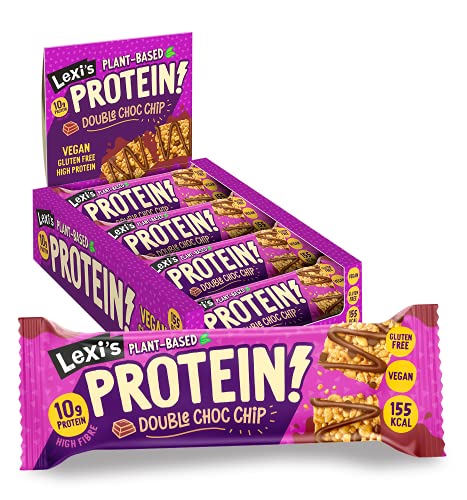 Lexi's Crispy Protein Bars 12x40g Double Choc Chip | High-Quality Sports Nutrition | MySupplementShop.co.uk