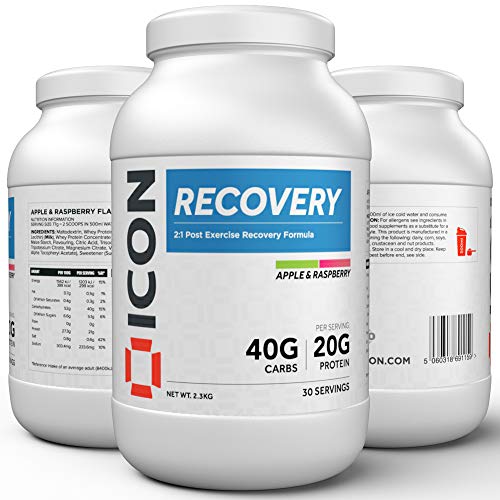 ICON Nutrition Recovery 2:1:1 2.3kg Raspberry & Apple | High-Quality Sports Nutrition | MySupplementShop.co.uk