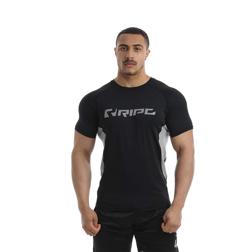 RIPT Performance RIPT Contrast Performance T-Shirt L Black - Sports Supplements at MySupplementShop by RIPT Performance