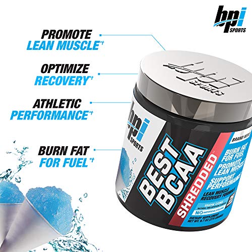 Bpi Sports Best BCAA Shredded Supplement Snow Cone | High-Quality Amino Acids and BCAAs | MySupplementShop.co.uk