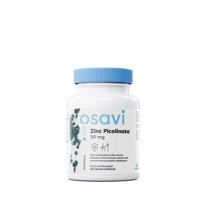 Osavi Zinc Picolinate, 50mg - 120 vegan caps | High-Quality Zinc | MySupplementShop.co.uk