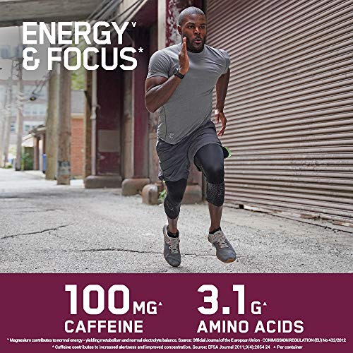 Optimum Nutrition ON Essential Amino Energy + Electrolytes Sugar Free Energy Drink with Electrolytes and Caffeine Mixed Berry 24 Pack 250 ml | High-Quality Diet Shakes | MySupplementShop.co.uk