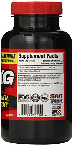 SAN AAKG 120 Tabs - Nitric Oxide Boosters at MySupplementShop by SAN