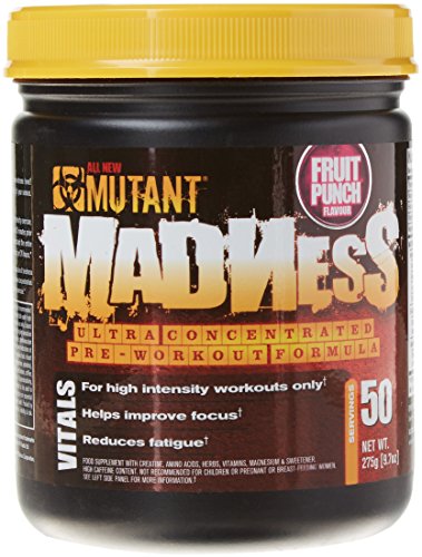 Mutant Madness 225g Fruit Punch | High-Quality Pre & Post Workout | MySupplementShop.co.uk