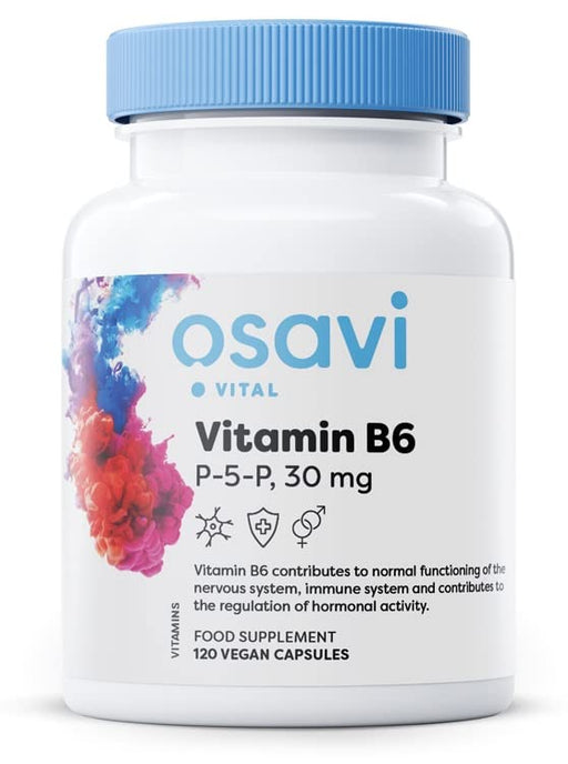 Osavi Vitamin B6 - P-5-P, 30 mg - 120 vegan caps | High-Quality Vitamin B6 | MySupplementShop.co.uk