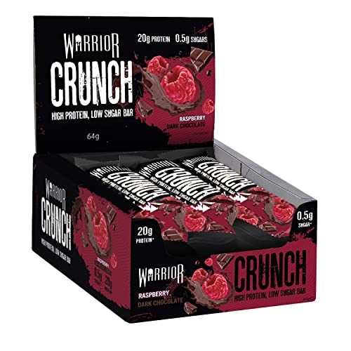 Warrior CRUNCH High Protein Bars 12 x 64g | High-Quality Nutrition Bars | MySupplementShop.co.uk