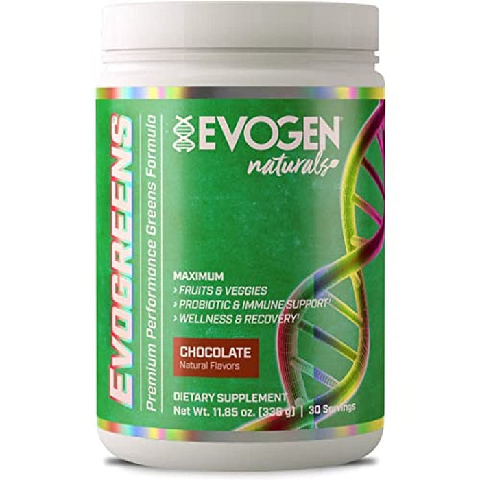 Evogreens Naturals, Chocolate - 336g | High-Quality Combination Multivitamins & Minerals | MySupplementShop.co.uk