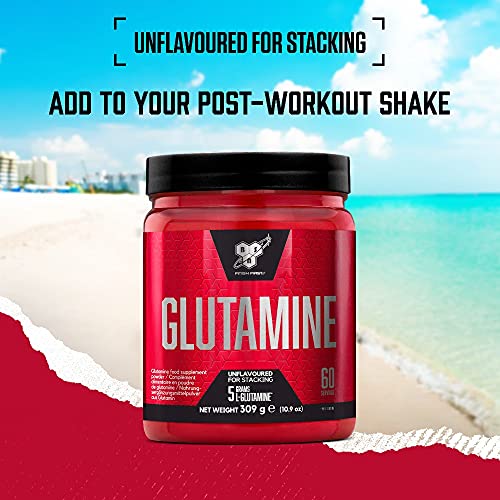 BSN L-Glutamine Unflavoured 309g | High-Quality L-Glutamine | MySupplementShop.co.uk