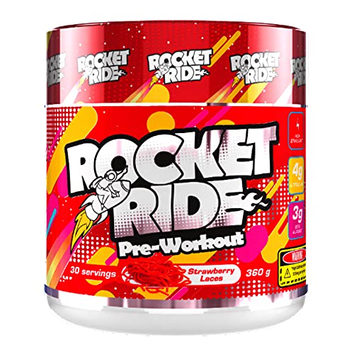 Rocket Ride Pre-Workout (Strawberry Laces) - Default Title - Sports Nutrition at MySupplementShop by Rocket Ride