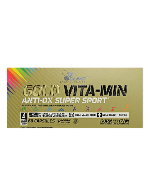 Olimp Nutrition Gold VITA-MIN anti-OX super sport - 60 caps | High-Quality Combination Multivitamins & Minerals | MySupplementShop.co.uk