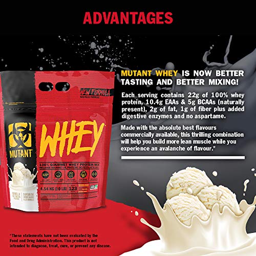 PVL Mutant Whey 4.54kg Vanilla Bean Infusion | High-Quality Sports Supplements | MySupplementShop.co.uk