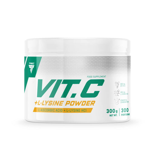 Trec Nutrition Vit. C + L-Lysine Powder - 300g | High-Quality Vitamins & Minerals | MySupplementShop.co.uk