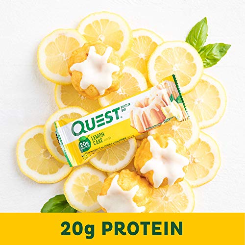 Quest Nutrition Bar 12x60g Lemon Cake - Sports Nutrition at MySupplementShop by Quest Nutrition