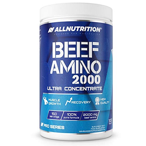 Allnutrition Beef Amino 2000 - 300 tablets | High-Quality Amino Acids and BCAAs | MySupplementShop.co.uk