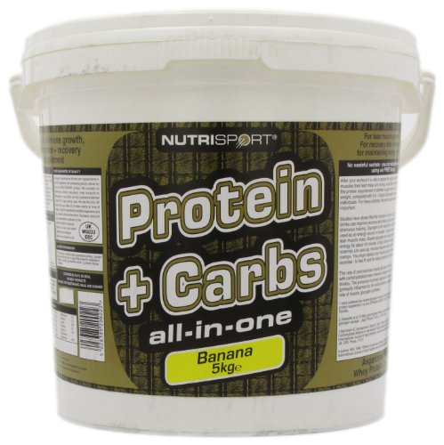 NutriSport Protein + Carbs 5Kg Banana - Default Title - Sports Nutrition at MySupplementShop by Nutrisport