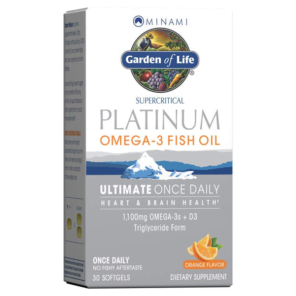 Minami Platinum Omega-3 Fish Oil - 30 softgels - Omegas, EFAs, CLA, Oils at MySupplementShop by Garden of Life