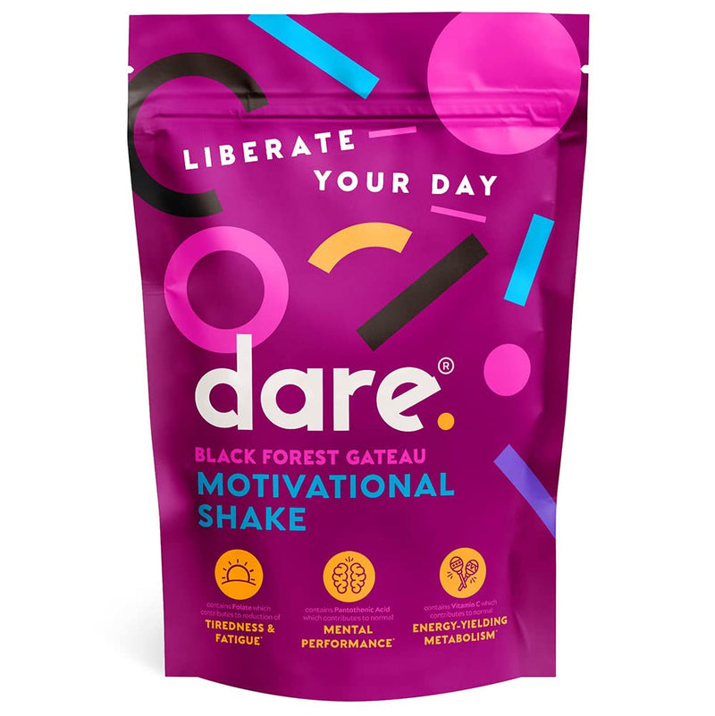 dare. Motivational Shake 750g Black Forest Gateau | High-Quality Plant Proteins | MySupplementShop.co.uk