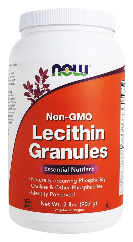 NOW Foods Lecithin Granules Non-GMO - 907g | High-Quality Lecithin | MySupplementShop.co.uk