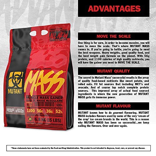 Mutant Mass 6.8kg Chocolate Fudge Brownie | High-Quality Vitamins & Supplements | MySupplementShop.co.uk