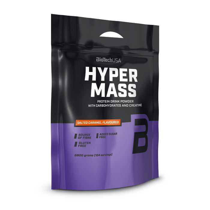 BioTechUSA Hyper Mass, Salted Caramel - 6800 grams | High-Quality Weight Gainers & Carbs | MySupplementShop.co.uk