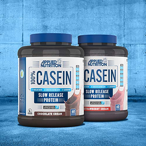 Applied Nutrition Casein 1.8kg Vanilla Cream | High-Quality Protein | MySupplementShop.co.uk