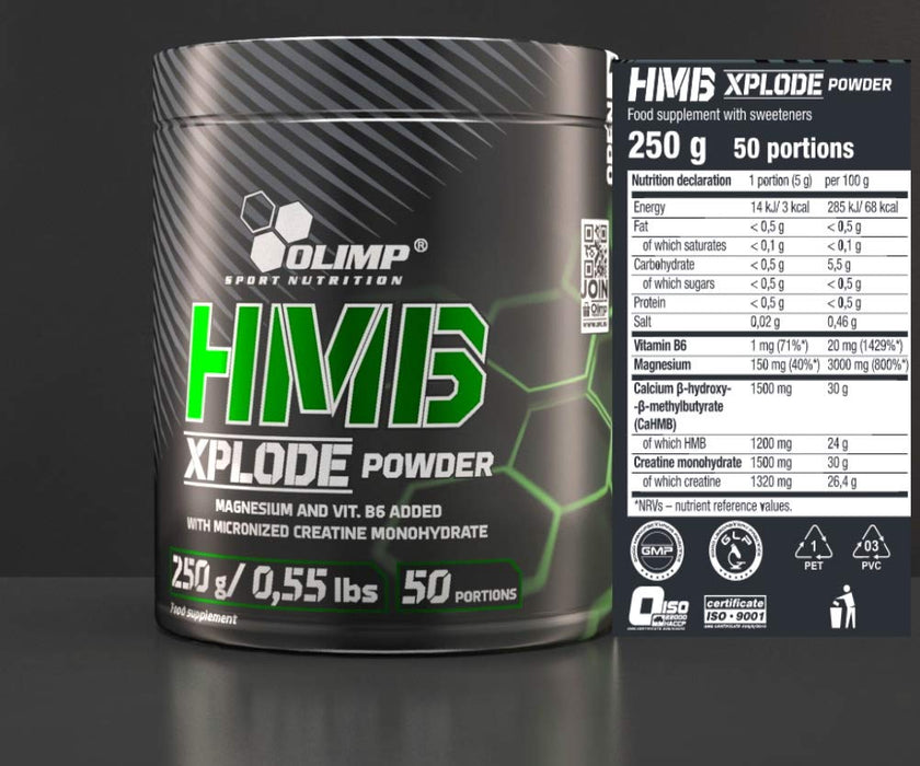 Olimp Nutrition HMB Xplode, Orange - 250 grams | High-Quality Amino Acids and BCAAs | MySupplementShop.co.uk