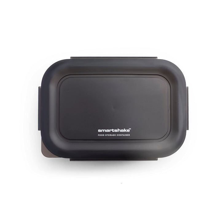 Food Storage Container, Black - 800 ml. by SmartShake at MYSUPPLEMENTSHOP.co.uk