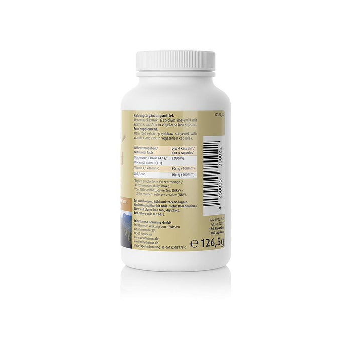 Zein Pharma Maca Gold, 570mg - 180 caps | High-Quality Sports Supplements | MySupplementShop.co.uk