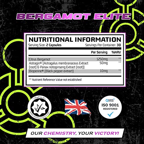 Chemical Warfare Bergamot Elite 60Caps - Health Foods at MySupplementShop by Chemical Warfare