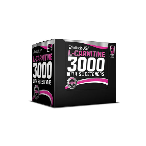 BioTechUSA L-Carnitine 3000, Lemon - 20 x 25 ml. | High-Quality Amino Acids and BCAAs | MySupplementShop.co.uk