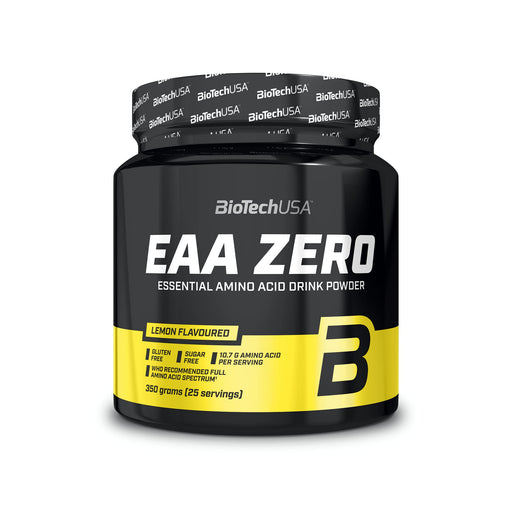 BioTechUSA EAA Zero, Lemon - 350 grams | High-Quality Amino Acids and BCAAs | MySupplementShop.co.uk