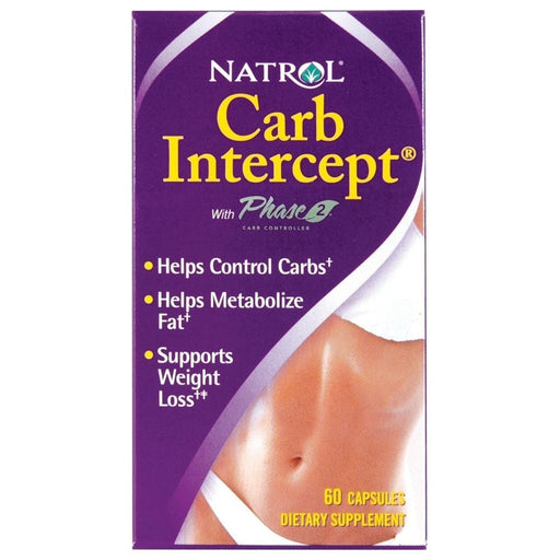 Natrol Carb Intercept with Phase 2 - 120 vcaps | High-Quality Special Formula | MySupplementShop.co.uk