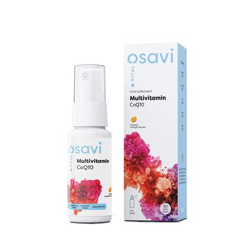 Osavi Multivitamin CoQ10 Oral Spray, Orange - 25 ml. | High-Quality Combination Multivitamins & Minerals | MySupplementShop.co.uk