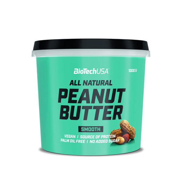 BioTechUSA Peanut Butter, Smooth - 1000g - Combination Multivitamins &amp; Minerals at MySupplementShop by BioTechUSA