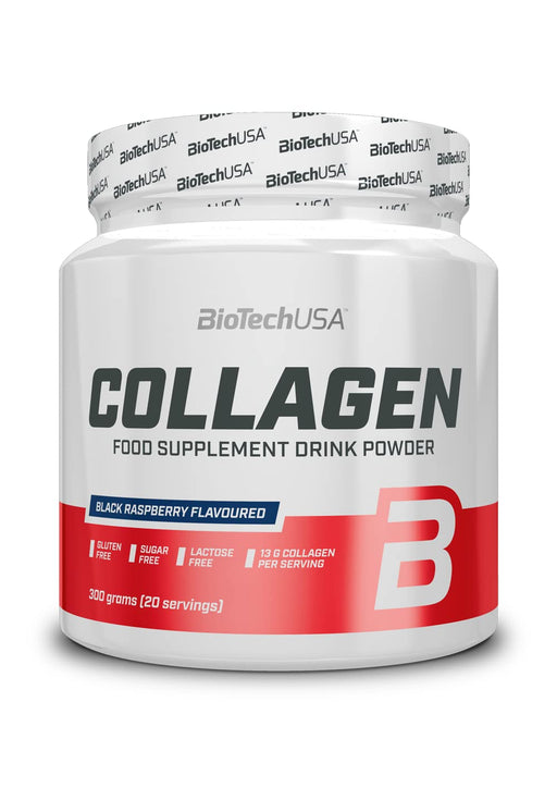 BioTechUSA Collagen, Black Raspberry - 300g - Joint Support at MySupplementShop by BioTechUSA