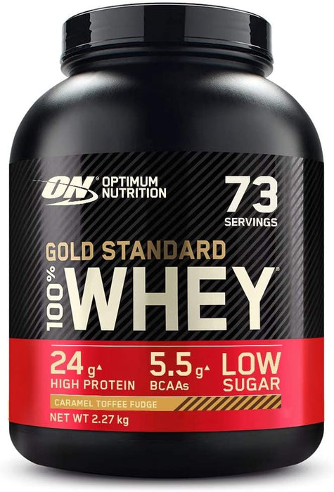 Optimum Nutrition Gold Standard Whey Protein Powder 2.27kg | High-Quality Protein | MySupplementShop.co.uk