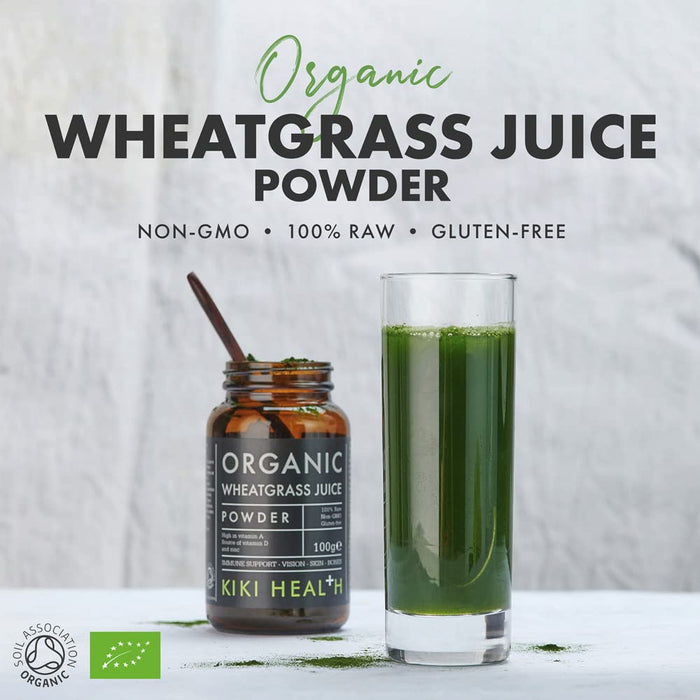 KIKI Health Wheatgrass Juice Organic  100g - Health and Wellbeing at MySupplementShop by KIKI Health