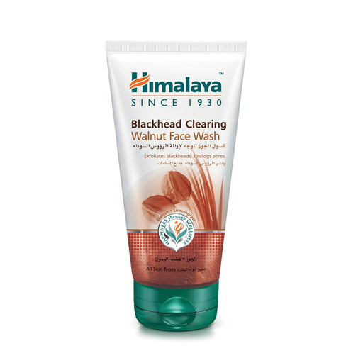 Himalaya Blackhead Clearing Walnut Face Wash - 150 ml. - Gels & Foams at MySupplementShop by Himalaya