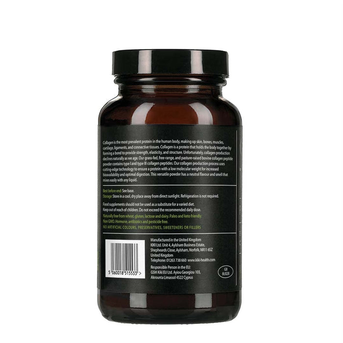 KIKI Health Collagen Bovine Peptides Powder - 200g | High-Quality Hair and Nails | MySupplementShop.co.uk