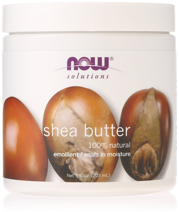 NOW Foods Shea Butter - 100% Natural - 207 ml. - Health and Wellbeing at MySupplementShop by NOW Foods