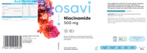 Osavi Niacinamide, 500mg - 120 vegan caps | High-Quality Vitamin B6 | MySupplementShop.co.uk