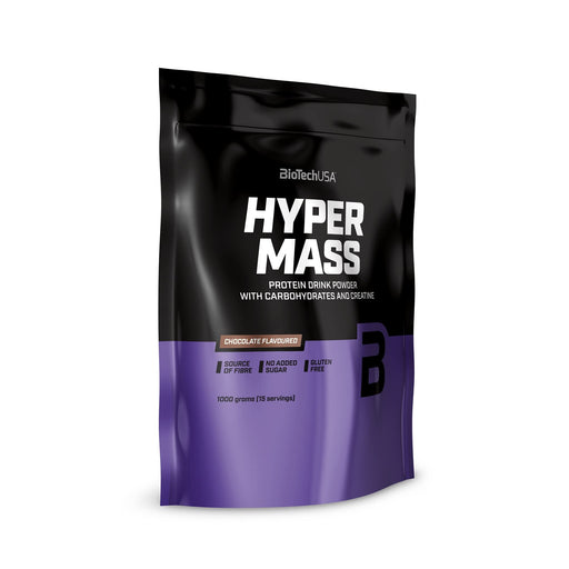 BioTechUSA Hyper Mass, Chocolate - 1000 grams | High-Quality Weight Gainers & Carbs | MySupplementShop.co.uk