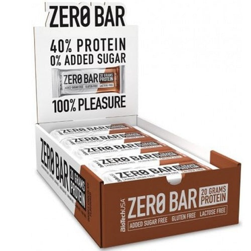 BioTechUSA Zero Bar, Chocolate Chip Cookies - 20 x 50g - Sports Supplements at MySupplementShop by BioTechUSA