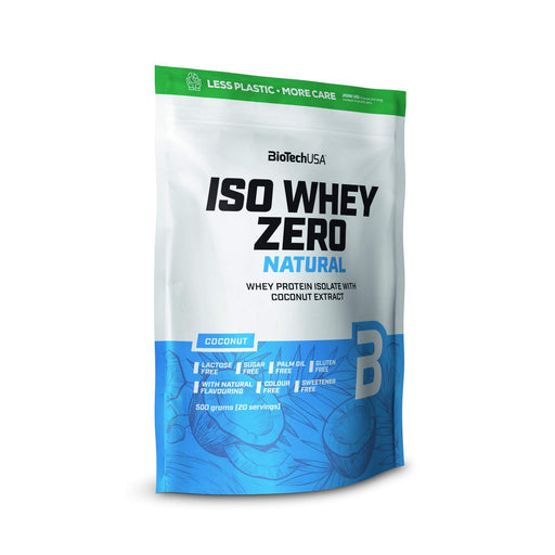 BioTechUSA Iso Whey Zero Natural, Coconut - 500 grams | High-Quality Protein | MySupplementShop.co.uk