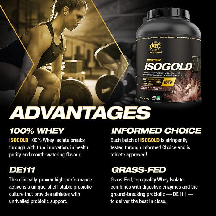 PVL Essentials Gold Series IsoGold, Triple Milk Chocolate - 2270g | High-Quality Protein | MySupplementShop.co.uk