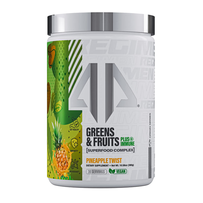 AP Sports Regimen Greens & Fruits + Immune, Pineapple Twist - 300 grams | High-Quality Health and Wellbeing | MySupplementShop.co.uk