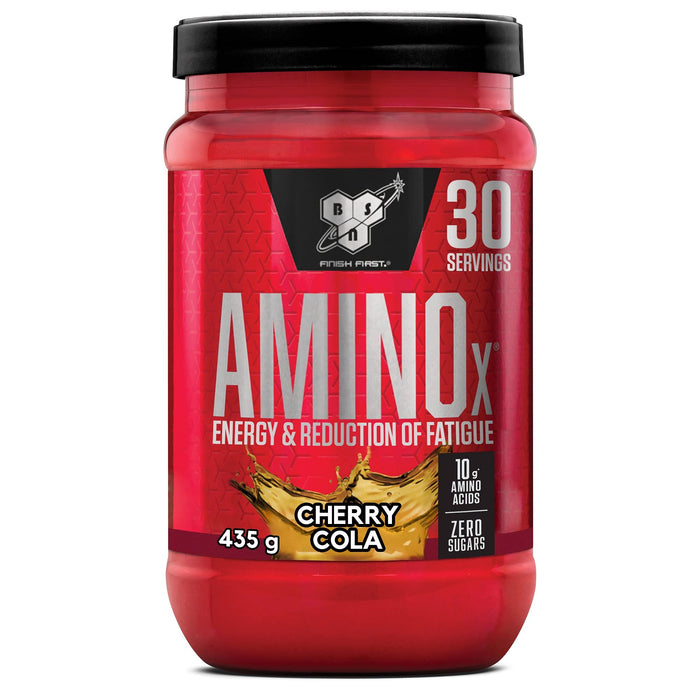 BSN Amino X, Cherry Cola - 435 grams | High-Quality Amino Acids and BCAAs | MySupplementShop.co.uk