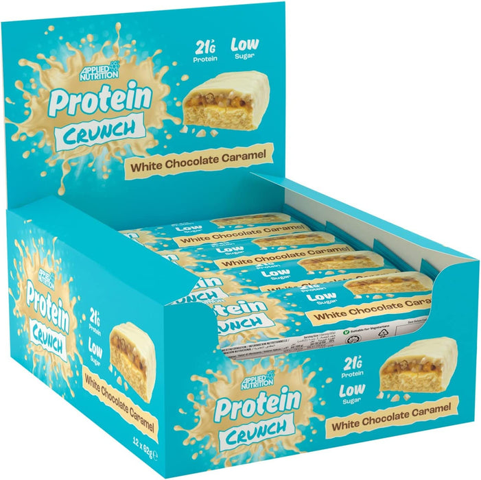 Applied Nutrition Protein Crunch Bar 12 x 62g | High-Quality Protein Bars | MySupplementShop.co.uk