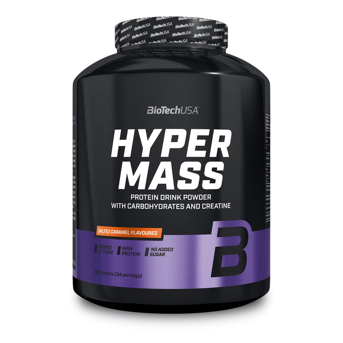 BioTechUSA Hyper Mass, Salted Caramel - 2270 grams - Weight Gainers & Carbs at MySupplementShop by BioTechUSA