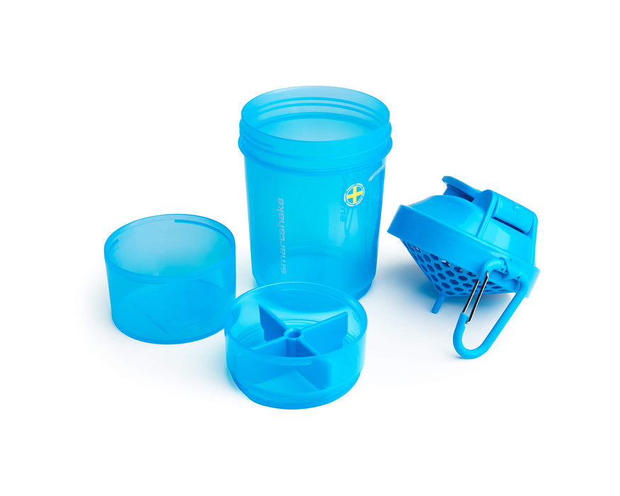 SmartShake Original2Go, Neon Blue - 600 ml. | High-Quality Accessories | MySupplementShop.co.uk